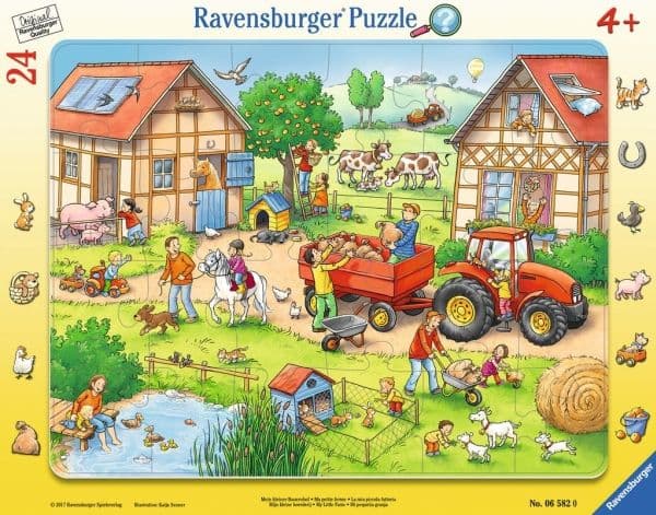 Ravensburger 00.006.582, 24 stk, Gård, 4 År