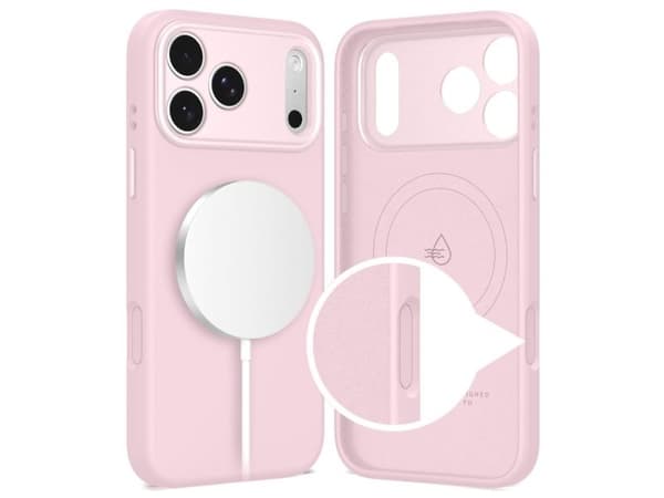 Tech-Protect Uniq MagSafe-skal för iPhone 17 Pro - rosa
