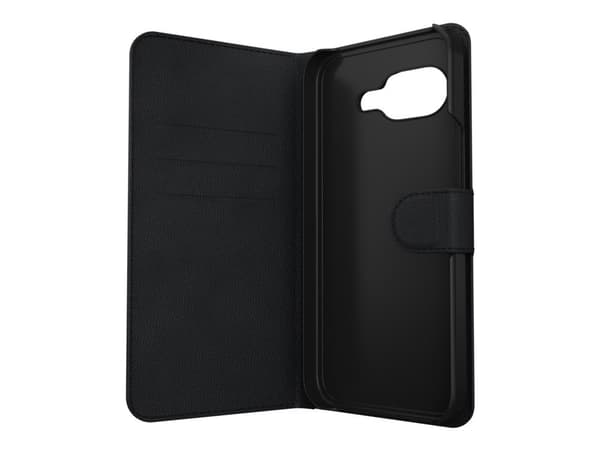 Zagg - Vikbart fodral för mobiltelefon - folio - polyuretanläder, polykarbonat - svart - för Google Pixel 9A