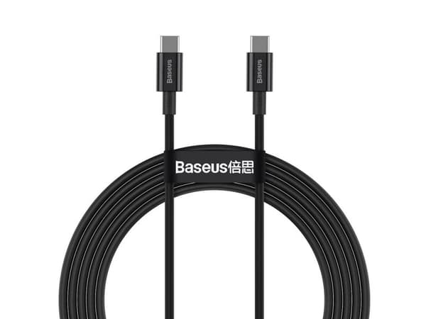 Baseus Superior, 1 m, USB C, USB C, USB 2.0, 480 Mbit/s, Sortera