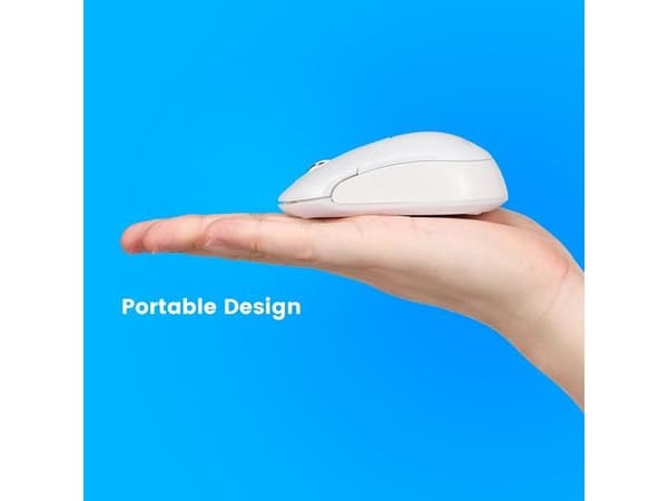 Perixx 11538, Optisk, Bluetooth, 1000 DPI, Hvit