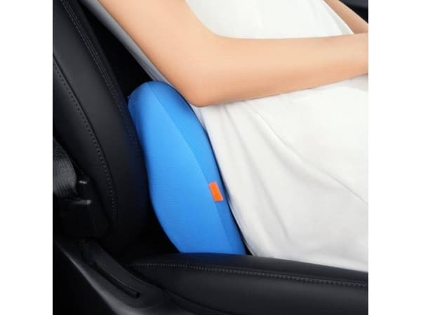 Baseus ComfortRide bilkudde för ledningar/led-kragar, blå