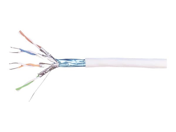 CommScope NETCONNECT CS44Z3 - Bulkkabel - 500 m - F/FTP - CAT 6a - halogenfri, solid - hvit