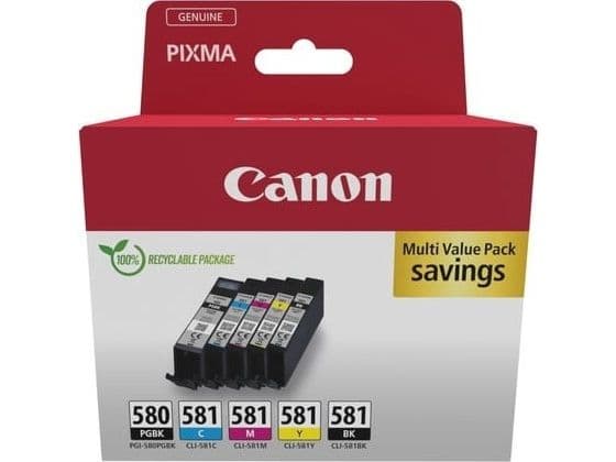 CANON PGI-580/CLI-581 mustekasetti BK/CMYK Sec