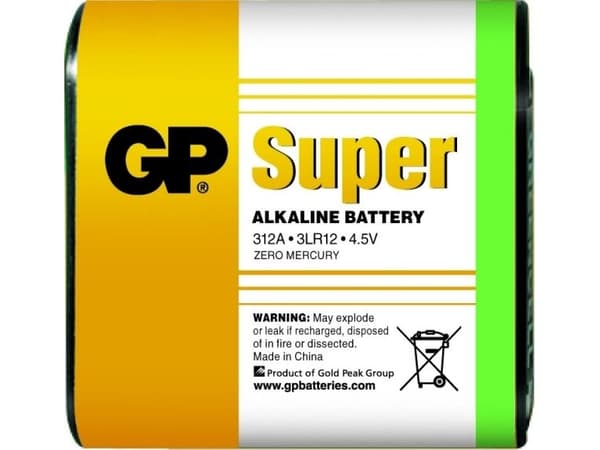 Gp 3lr12/4,5v batteri stk.
