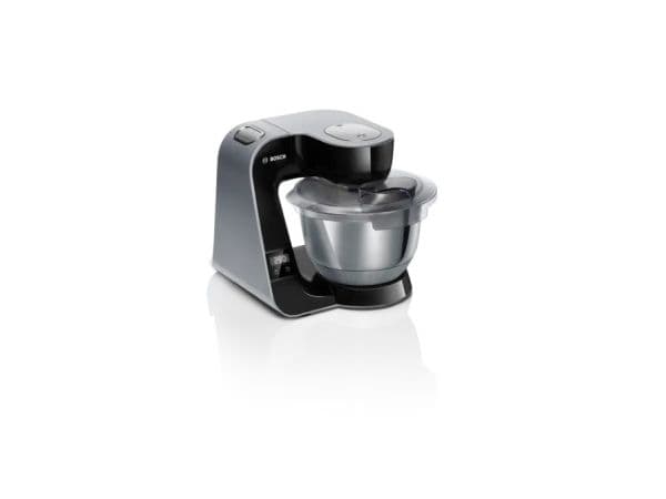 Bosch MUM5XC4E, 3,9 l, Svart, 1,1 m, 4 disker, LED, Rustfritt stål