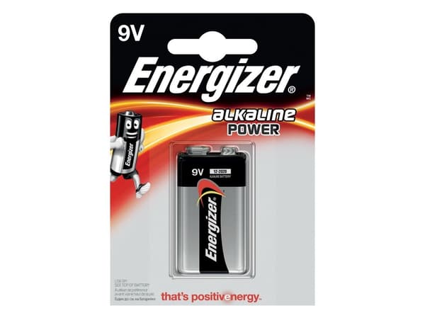 Energizer Alkaline Power - Batteri 9V - alkaliskt
