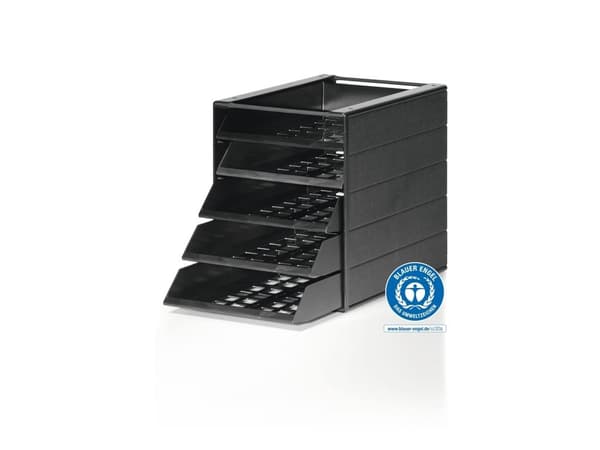 Durable IDEALBOX BASIC 5, Musta, C4, 5 laatikko(a), 250 mm, 322 mm, 332 mm