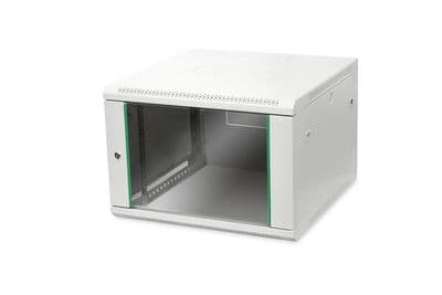 DIGITUS Professional Dynamic Basic Series DN-19 07U-6/6-EC - Skåp - väggmontering - grå, RAL 7035 - 7U - 19"