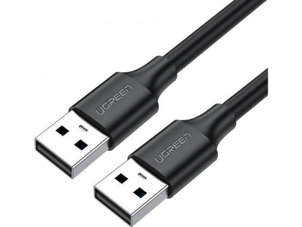 Ugreen USB-A - USB-A 1 m USB-kaapeli musta (UGR391BLK)