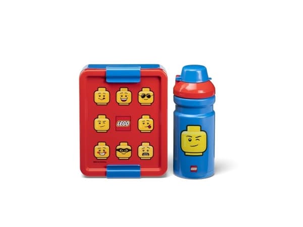LEGO® Lunchset - låda & flaska 390 ml - Ikonisk