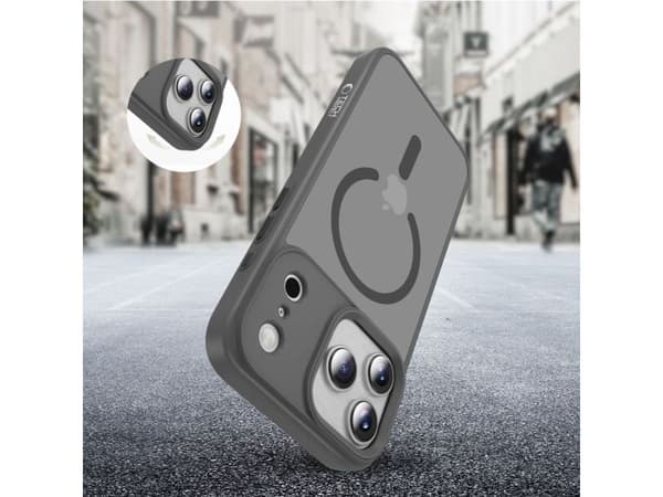 Tech-Protect MagMat MagSafe-skydd till iPhone 17 Pro Max - grå