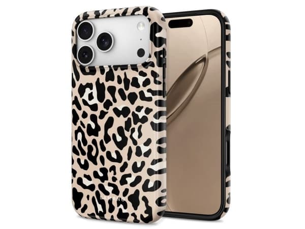 Tech-Protect Lamano MagSafe case for iPhone 18 Pro / 17 Pro - beige and black