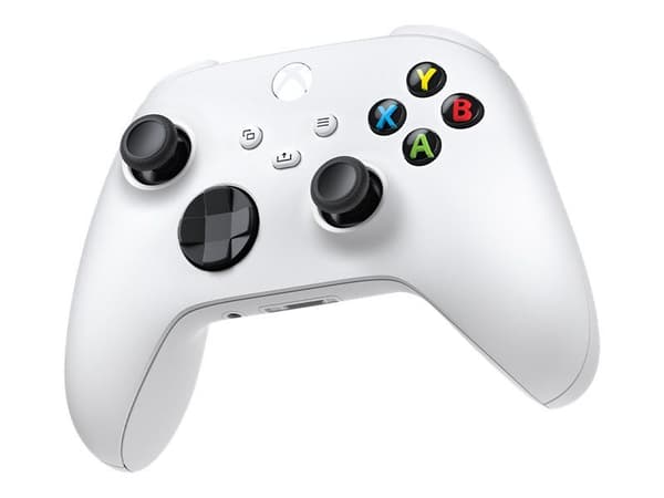 Microsoft Xbox langaton ohjain - Gamepad - trådløs - Bluetooth - hvid - for PC, Microsoft Xbox One, Microsoft Xbox One S, Microsoft Xbox One X, Mic...