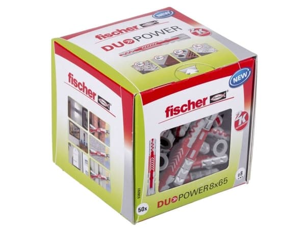 8X65 DUOPOWER universal dubel lang - (50 stk.)