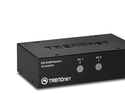 TRENDnet TK 222DVK - KVM / lyd / USB-svitsj - 2 x KVM/lyd/USB - 1 lokalbruker - stasjonær