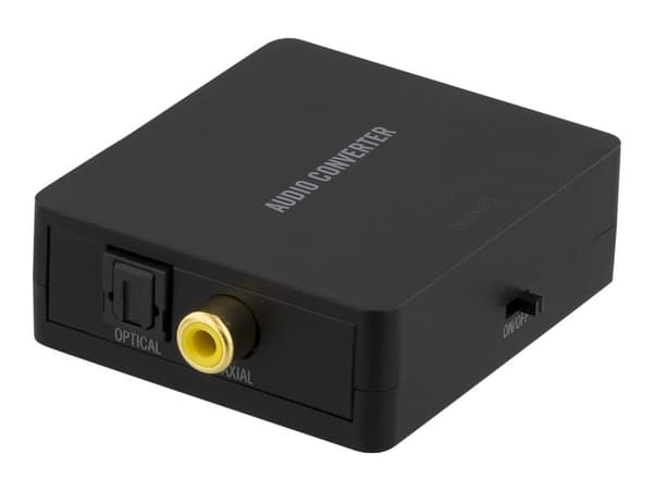 DELTACO DG-AN - SPDIF-til-analog-lydkonverter - svart