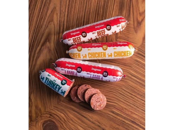 Dogman Chicken Sausage Våtfoder för hund 800g