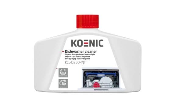 Koenic Dishwasher Cleaner 250 ml – Anti-Limescale & Grease Cleaning Solution for Home Dishwashers