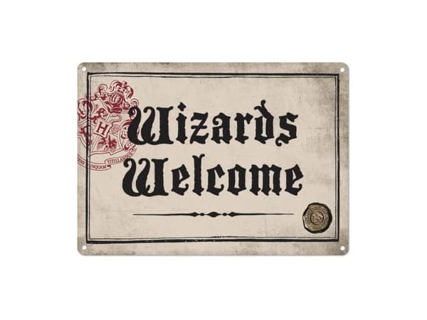 Wizards Welcome skilt