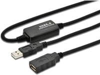 MicroConnect - USB forlængerkabel - USB (hun) til USB (han) - USB 2.0 - 10 m - aktiivinen