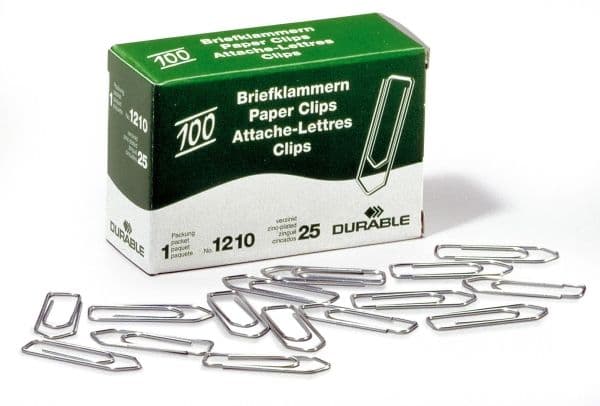 Durable 121025, Sølv, 32 mm, 100 stykker