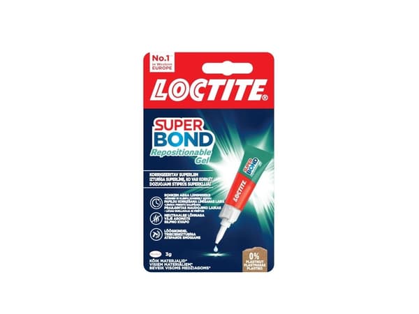 LOCTITE SUP BOND REPOSITIONABLE 3G lim (omplacerbar)