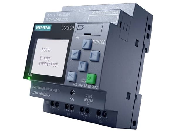 Siemens 6ED1052-2CC08-0BA2 PLC-ohjausmoduuli 24 V/DC