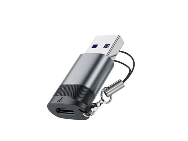 Acefast J8 USB-C til USB-A-adapter - grå