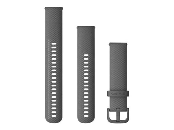 Garmin Quick Release, ranneke, Silikone, musta, 20 mm