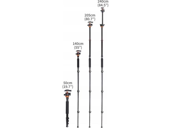 Monopod KF 231cm Flat Lay / KF09.087V4