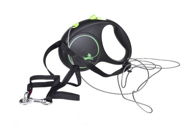 flexi Black Design S koppel 5 m, 12 kg, grönt