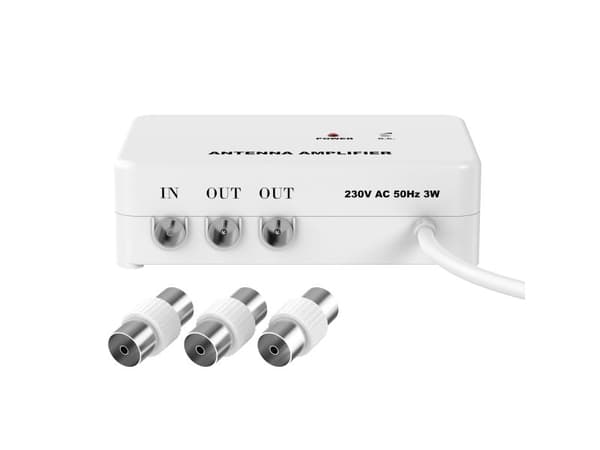 Sinox One antennförstärkare. Vit