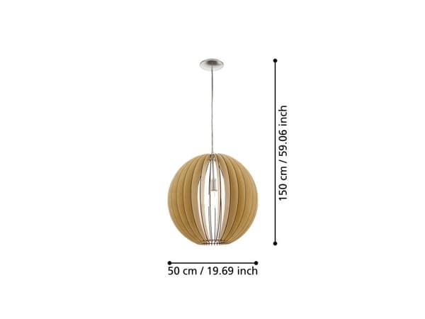 EGLO COSSANO, 1 lampor, E27, IP20, Silver
