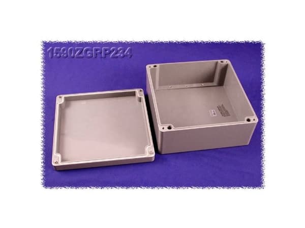 Hammond Electronics 1590ZGRP234PL Insert teräslevy Luonto 1 kpl