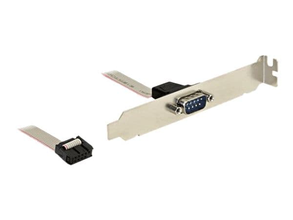 Delock - Serielt panel - DB-9 (hann) til 9-pins IDC (hunn) - 25 cm