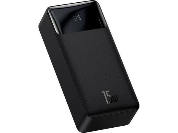 Baseus PPBD050201, 30000 mAh, Lithium Polymer (LiPo), 3,7 V, Sort