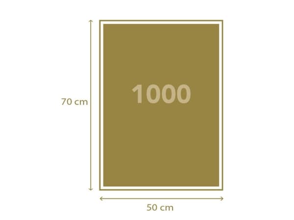 Pussel More Is More - Böcker & skriv, 1000 bitar