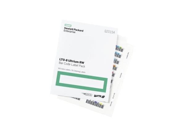 HPE LTO-8 Ultrium RW Bar Code Label Pack - Strekkodeetiketter