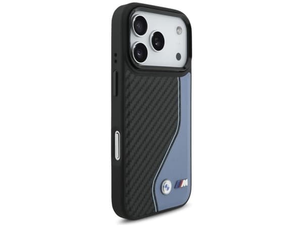 BMW M Carbon Logo MagSafe-deksel til iPhone 17 Pro - blå