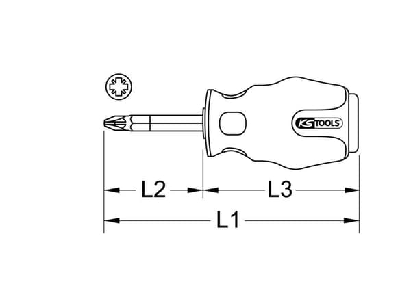 KS Tools 151.1147, 98 mm, 40 g