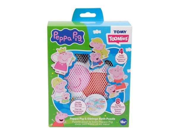 Toomies Peppa Pig bade-puslespill