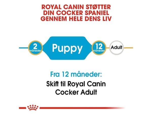 Royal Canin Cocker Puppy tørfoder til hvalp - 3 kg
