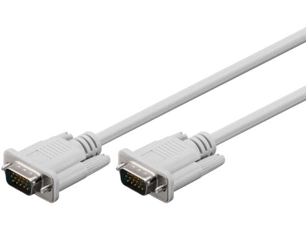 Goobay 68310, 2 m, VGA (D-Sub), VGA (D-Sub), Hankjønn, Hankjønn, Grå