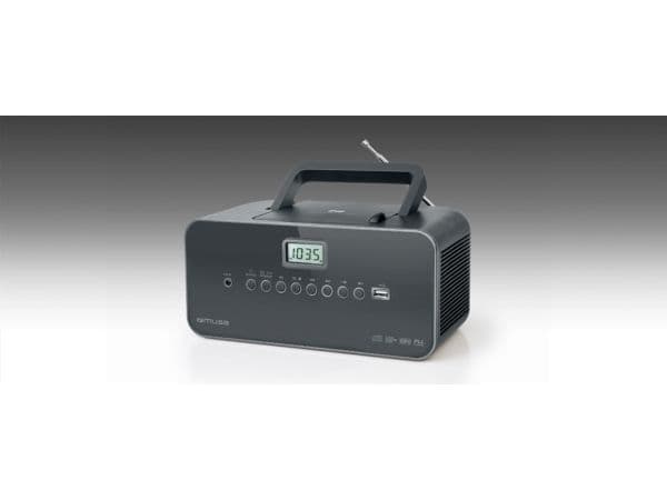 Muse M-28 DG, 1,4 kg, Svart, Bärbar CD-spelare