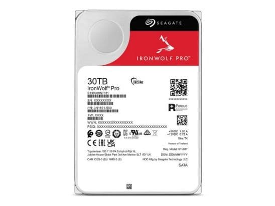 IRONWOLF PRO 30TB SSD 30TB