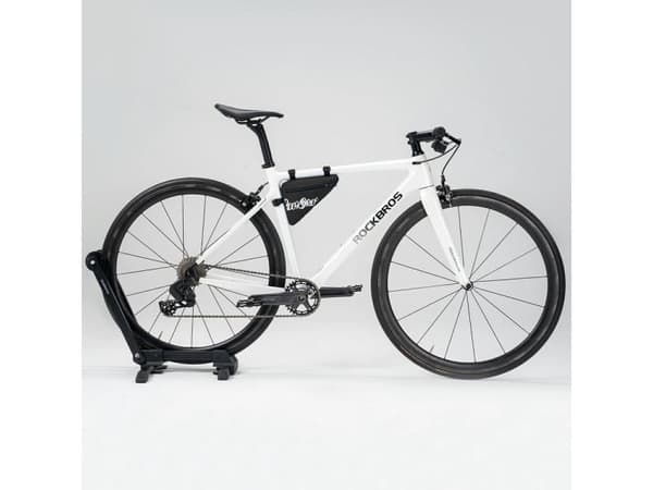 RockBros Cykelväska Rockbros G001 Flash Journey triangulär rammontering 0,8 l - svart