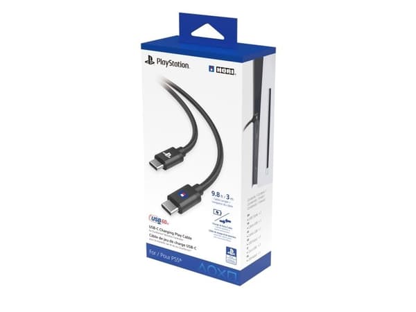 HORI - USB-kabel - USB-C (hann) til USB-C (hann) - 20 V - 3 A - 3 m