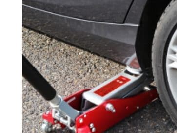 Alu domkraft 1500 kg proff röd/silver