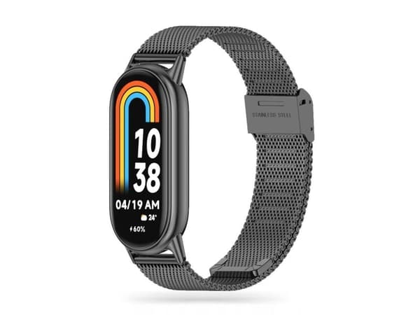 Tech-Protect MilaneseBand Xiaomi Smart Band 8 / 8 NFC:lle - musta